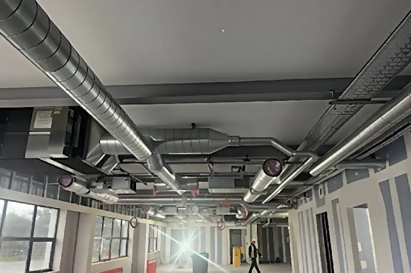 Full Cat A & Cat B M&E fit out of industrial warehouse into bespoke office space in Nottingham. Client wanted a ‘defurb’ look to the building with all M&E services exposed but providing the highest levels of specification and comfort.