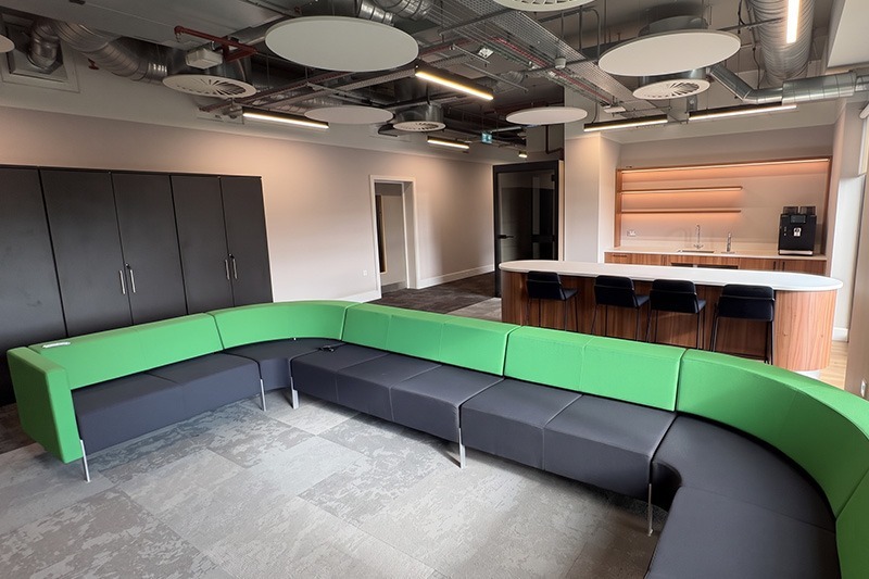 The project involved the design & installation of new heating, cooling, ventilation, plumbing, lighting, power & data systems across three floors of commercial office space and staff canteen. A coordinated MEP solution delivered energy efficient, occupant comfort, regulatory compliance and reliable building services, ensuring a successful project within programme and budget.